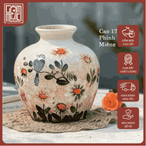 Bình gốm cắm hoa