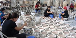 làng gốm bát tràng các sản phẩm