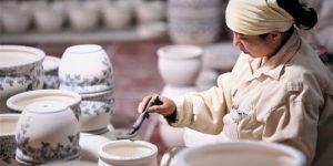 làng gốm bát tràng quy trình